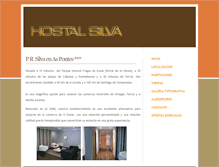 Tablet Screenshot of hostalsilva.com